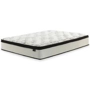 Finch Queen Platform Bed with Mattress in Black - PKG018311