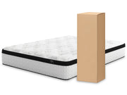 Finch Queen Platform Bed with Mattress in Black - PKG018311