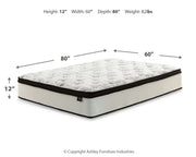 Finch Queen Platform Bed with Mattress in Black - PKG018311