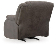 First Base Gunmetal Reclining Loveseat and Recliner - 68804U4