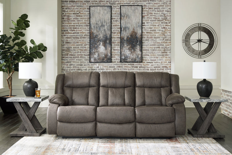 First Base Reclining Sofa - DMV FurnitureReclining Sofa