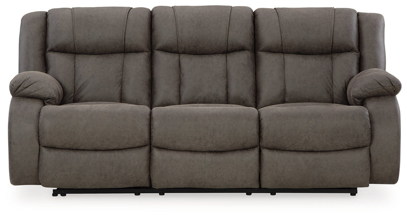 First Base Reclining Sofa - DMV FurnitureReclining Sofa