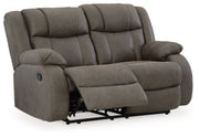 First Base Reclining Loveseat - DMV FurnitureLoveseat