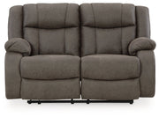 First Base Reclining Loveseat - DMV FurnitureLoveseat