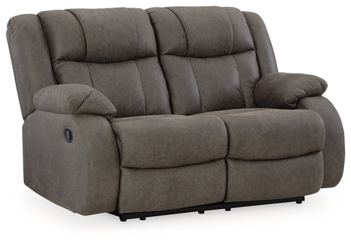 First Base Reclining Loveseat - DMV FurnitureLoveseat