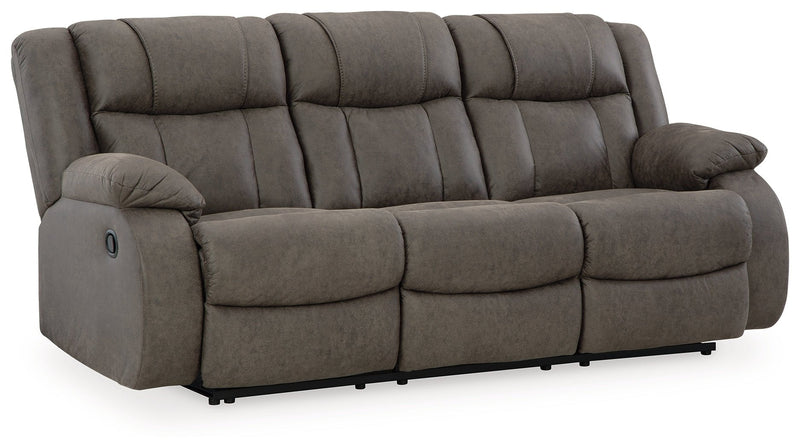 First Base Reclining Sofa - DMV FurnitureReclining Sofa