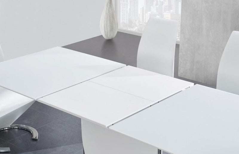 Flagler White Dining Set - DMV FurnitureDining Room Set