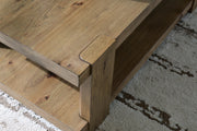Flangren Light Brown Coffee Table - T553-1