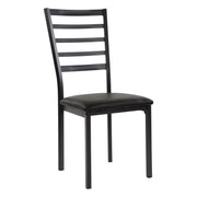 Flannery Black/Brown Faux Marble - Top Dining Set - DMV FurnitureDining Room Set
