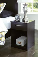 Flannia Black Nightstand - EB3392-191 - DMV Furniture