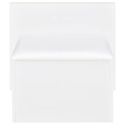 Flora 2-drawer Vanity Set with LED Mirror White High Gloss - 930218