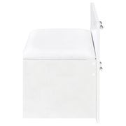 Flora 2-drawer Vanity Set with LED Mirror White High Gloss - 930218