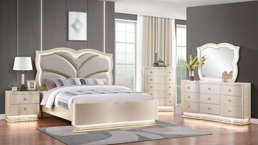 Flora King 4PC Bedroom Set - Flora King 4PC Bedroom Set