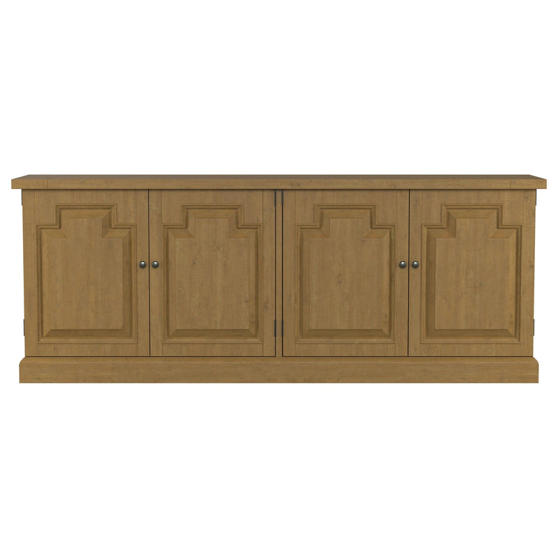 Florence 4-door Dining Sideboard Buffet Cabinet Rustic Honey - 180205