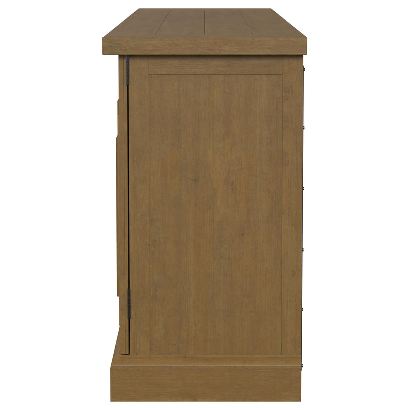 Florence 4-door Dining Sideboard Buffet Cabinet Rustic Honey - 180205