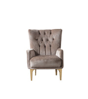 Florence Coffee Velvet Chair - FLORENCECOF-CHAIR