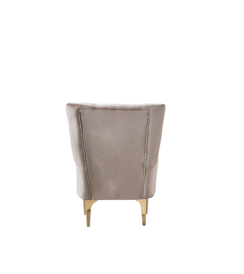Florence Coffee Velvet Chair - FLORENCECOF-CHAIR