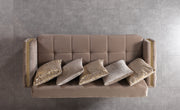 Florence Coffee Velvet Sofa 88" & Loveseat 64" - FLORENCECOF-SL