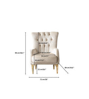 Florence Ivory Velvet Chair - FLORENCEIVORY-CHAIR