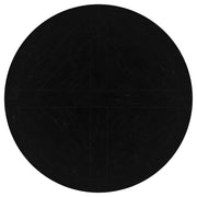 Florence Round 60-inch Pedestal Base Dining Table Black - 115530