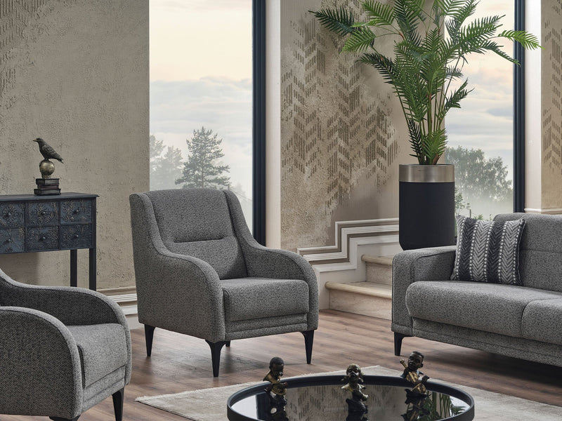 Focus Chair in Grey - 200-SER-FOC-PINAR18-B