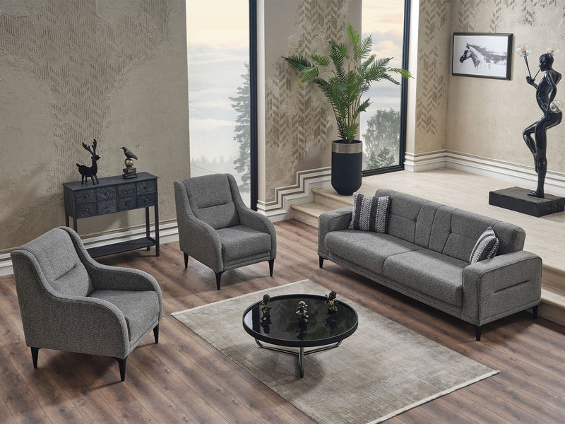 Focus Convertible Sofa in Grey - 200-SER-FOC-PINAR18-3