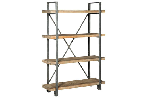 Forestmin Brown/Black Bookcase - DMV FurnitureBookcases