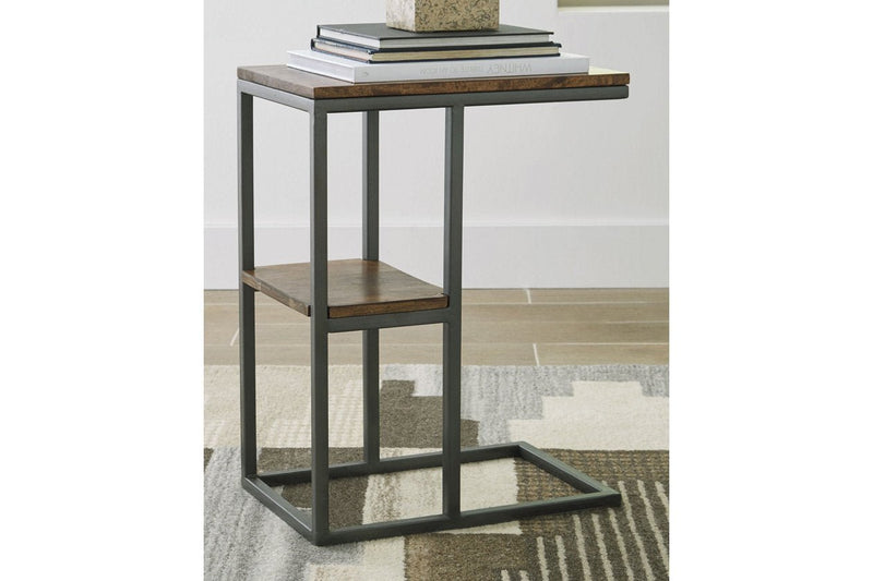 Forestmin Natural/Black Accent Table - DMV FurnitureTable