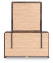 Fortlorn Walnut Brown Dresser and Mirror - PCB386B1