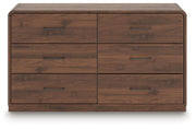 Fortlorn Walnut Brown Dresser - PCB386-31