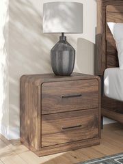 Fortlorn Walnut Brown Nightstand - PCB386-92