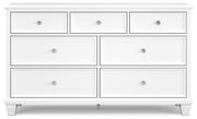 Fortman Full Panel Storage Bed and Dresser in White - PKG023790