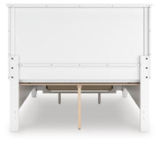 Fortman Full Panel Storage Bed and Dresser in White - PKG023790
