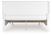 Fortman King Panel Storage Bed, Dresser and Chest in White - PKG023779