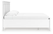 Fortman King Panel Storage Bed with Dresser in White - PKG023775