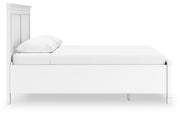Fortman Queen Panel Storage Bed with Dresser and Nightstand in White - PKG023773