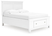 Fortman White Full Panel Storage Bed - B680B25