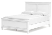 Fortman White Queen Panel Bed - DMV FurnitureQueen Bed