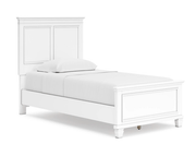 Fortman White Twin Panel Bed - DMV FurnitureTwin Bed