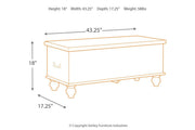 Fossil Ridge Beige Storage Bench - DMV FurnitureAccent Bench