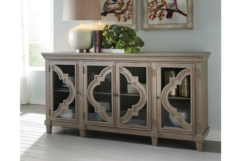 Fossil Ridge Gray Accent Cabinet - DMV FurnitureCabinet