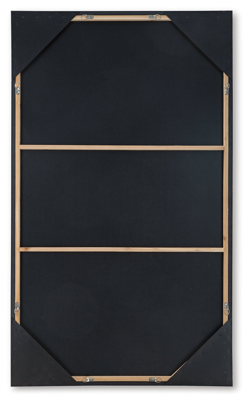 Foxenburg Blue/Amber/White Wall Art - A8000432