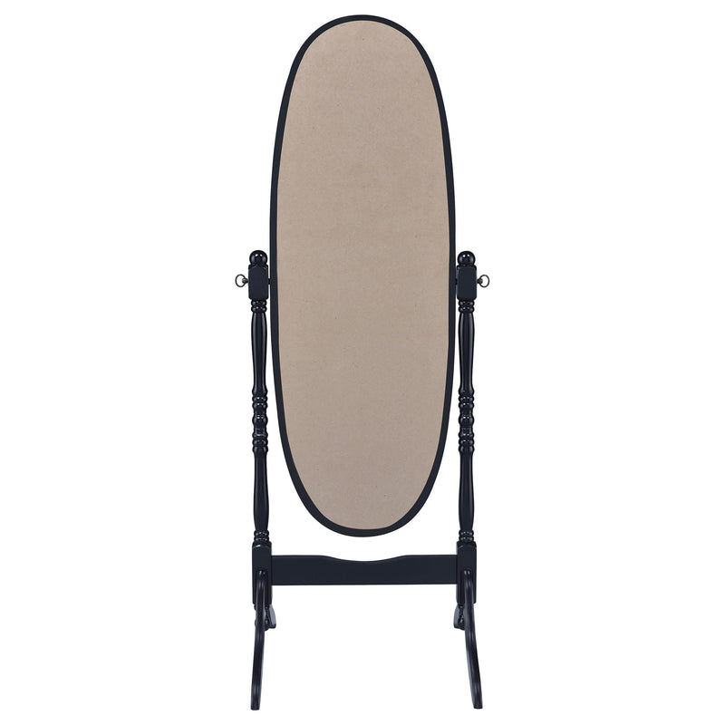 Foyet Wood Adjustable Full Length Cheval Mirror Black - 950803