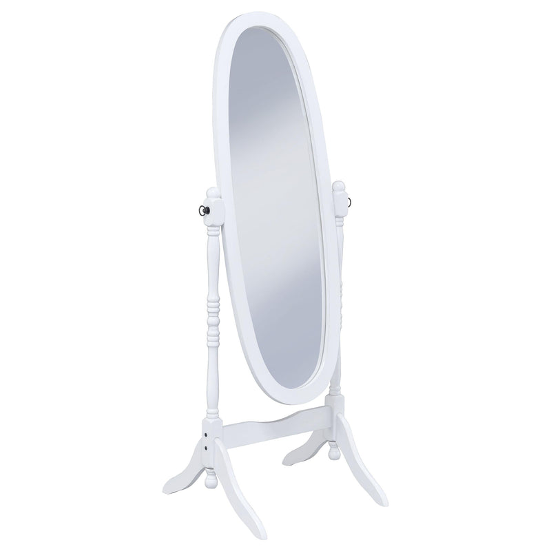 Foyet Wood Adjustable Full Length Cheval Mirror White - 950802
