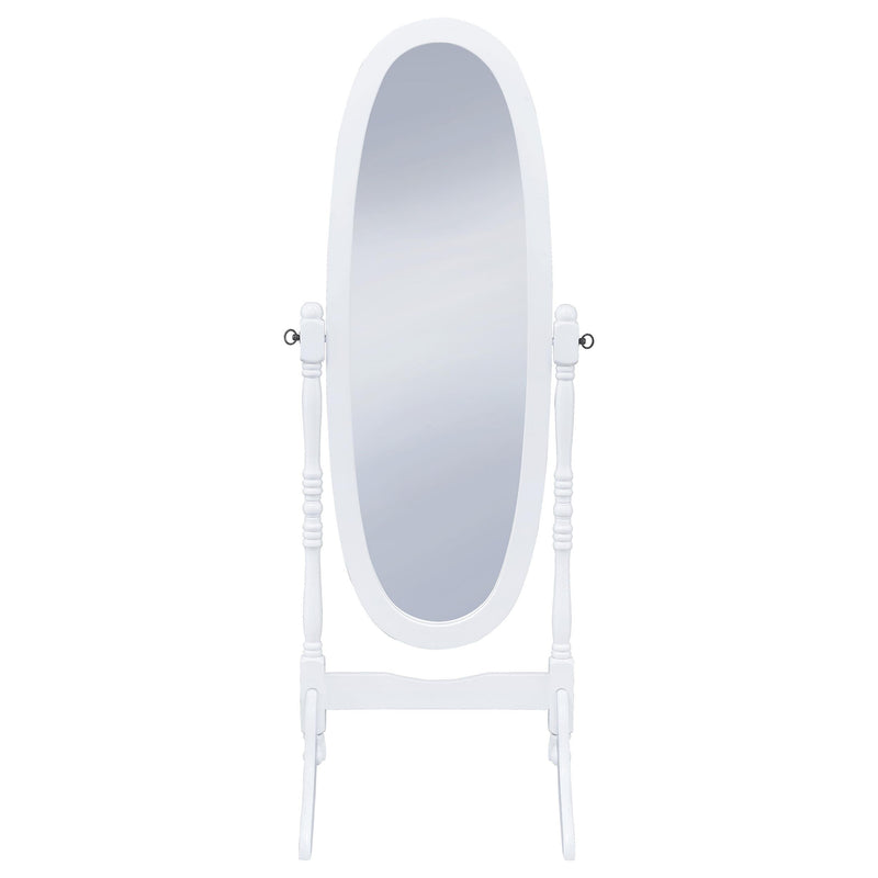 Foyet Wood Adjustable Full Length Cheval Mirror White - 950802