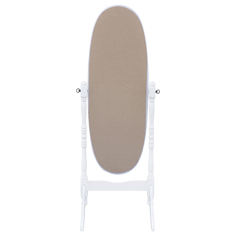 Foyet Wood Adjustable Full Length Cheval Mirror White - 950802