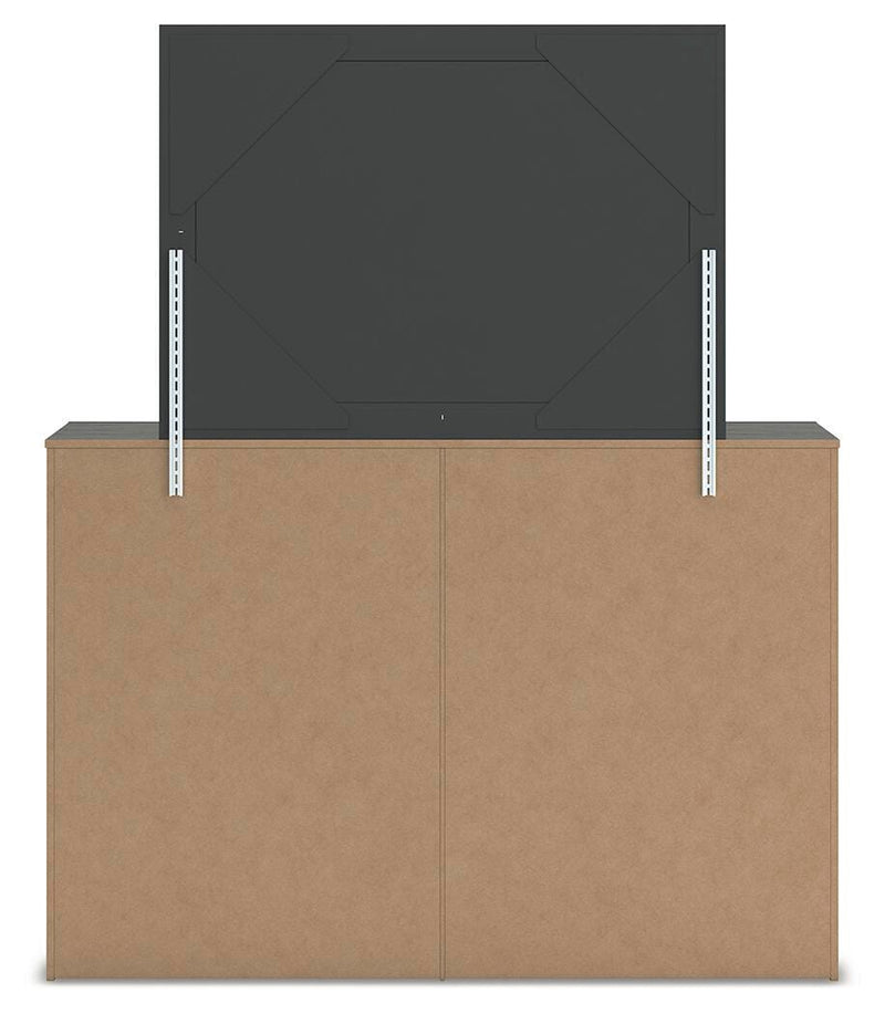 Fraluna Charcoal Dresser and Mirror - PCB3370B1