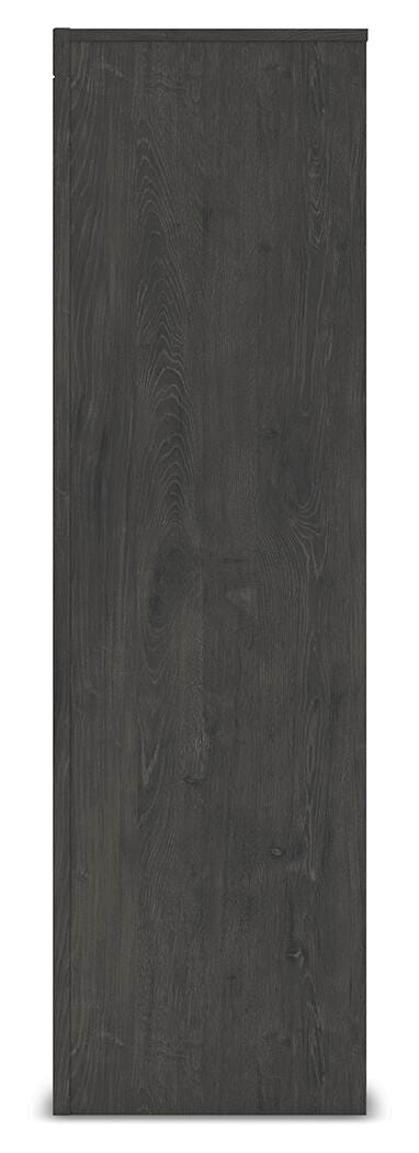 Fraluna King Panel Bed, Dresser, Mirror, Chest and Nightstand in Charcoal - PKG021667