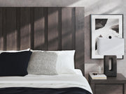 Fraluna King Panel Storage Bed, Dresser and Mirror in Charcoal - PKG021678