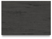 Fraluna King Panel Storage Bed, Dresser, Mirror, Chest and Nightstand in Charcoal - PKG021683